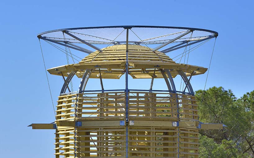 martin rajnis erects a cactus-shaped observatory tower in jerusalem designboom