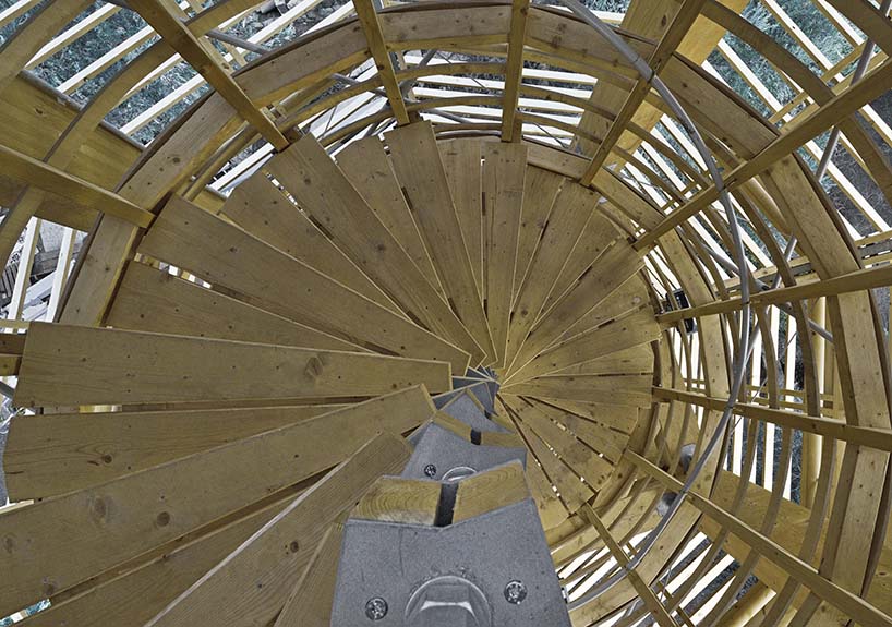 martin rajnis erects a cactus-shaped observatory tower in jerusalem designboom