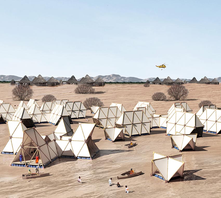 'ponya' is a modular emergency operations center for sub-saharan african communities
