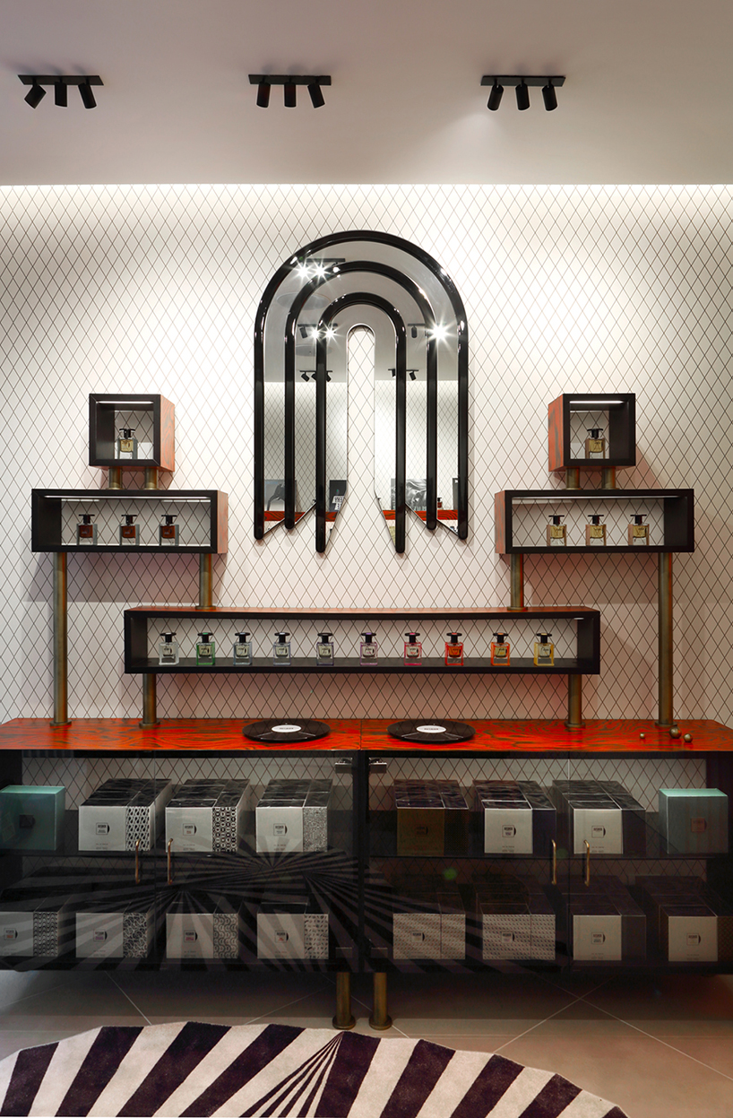 studio lievito designs jusbox parfumes' concept store in milan designboom