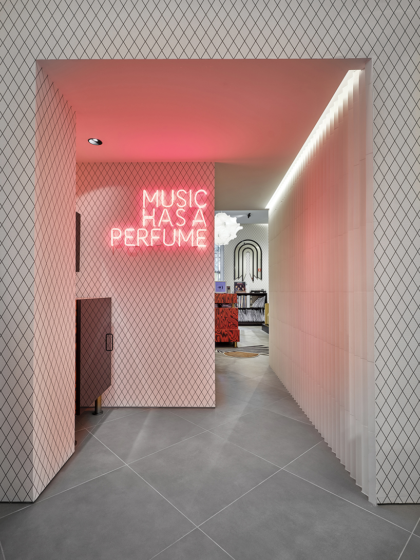 studio lievito designs jusbox parfumes' concept store in milan designboom