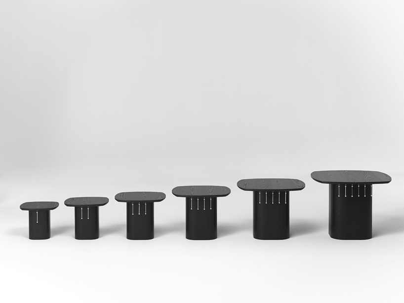 jung hoon lee created the ‘yangban [rain]’ furniture series that communicate the scenery and emotions when it rains.