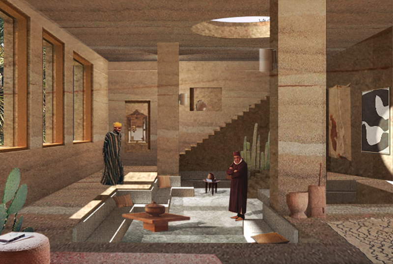 studio BoPA designs a farmer's house in rural morocco dsignboom