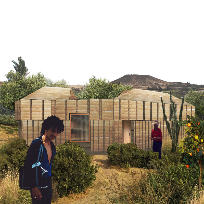 studio BoPA designs a farmer's house in rural morocco dsignboom