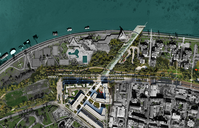 linkpark proposes a new urban ambient in the central core of belgrade