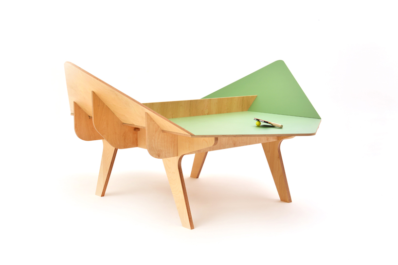 exercice and NEDJ reinterpret ping pong gameplay with colorful table tennis collection