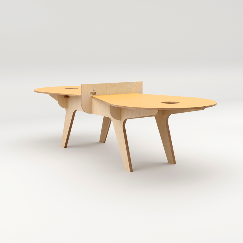 exercice and NEDJ reinterpret ping pong gameplay with colorful table tennis collection