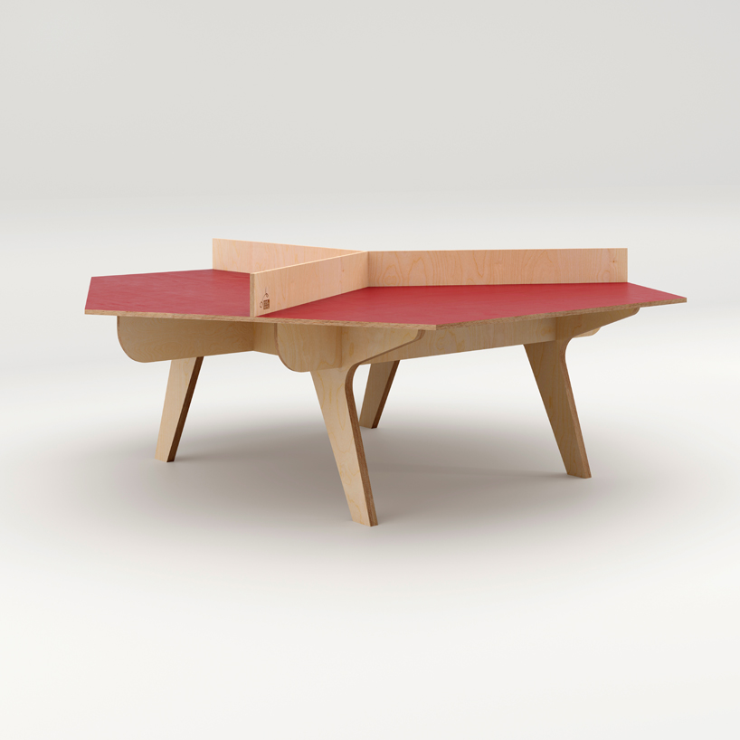 exercice and NEDJ reinterpret ping pong gameplay with colorful table tennis collection