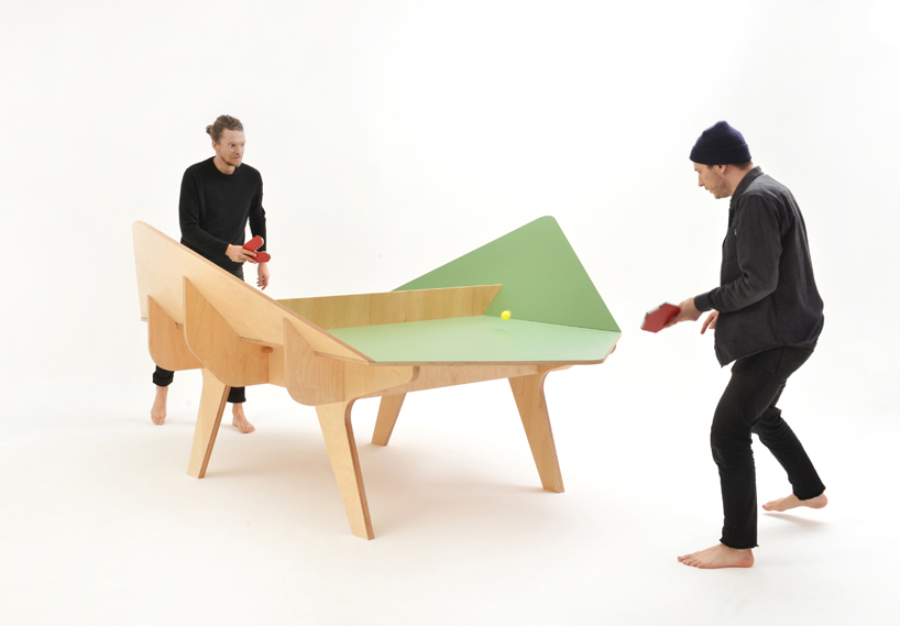 exercice and NEDJ reinterpret ping pong gameplay with colorful table tennis collection
