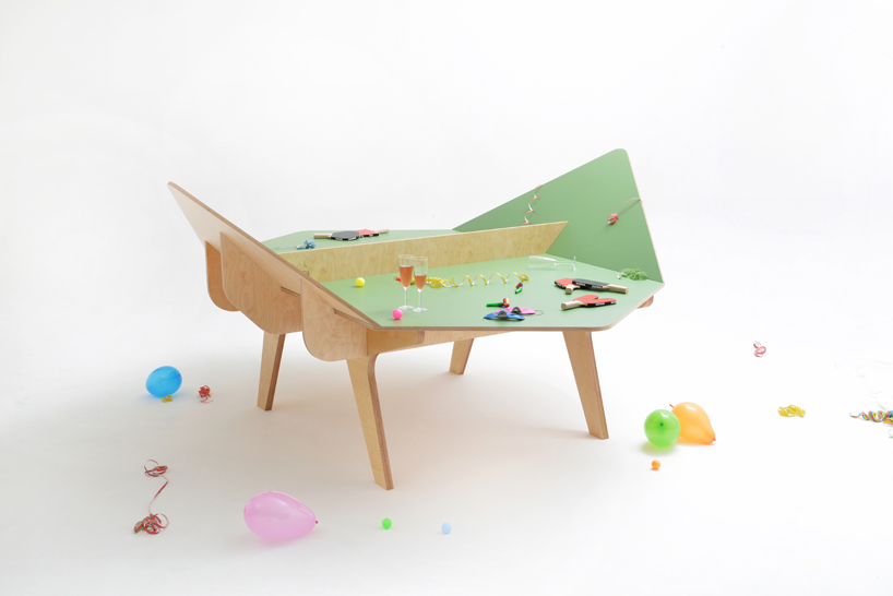 exercice and NEDJ reinterpret ping pong gameplay with colorful table tennis collection