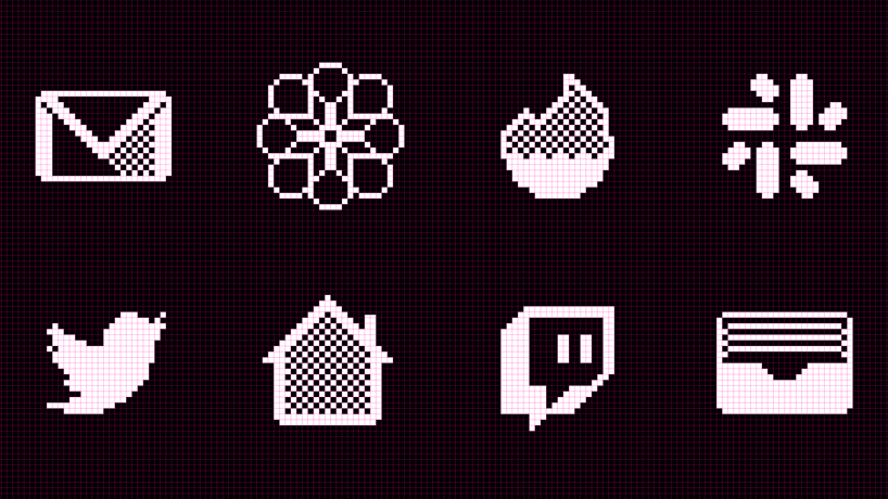 retrofy your iPhone with ben vessey's pixel perfect icons designboom