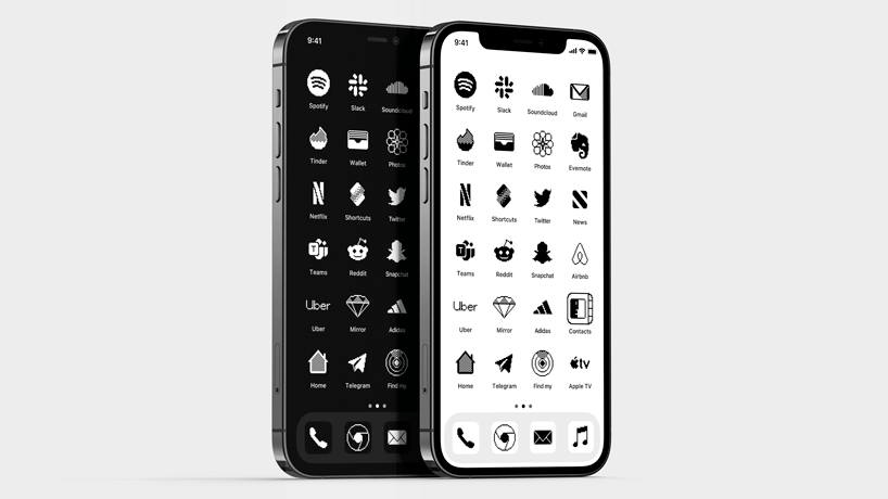 retrofy your iPhone with ben vessey's pixel perfect icons designboom