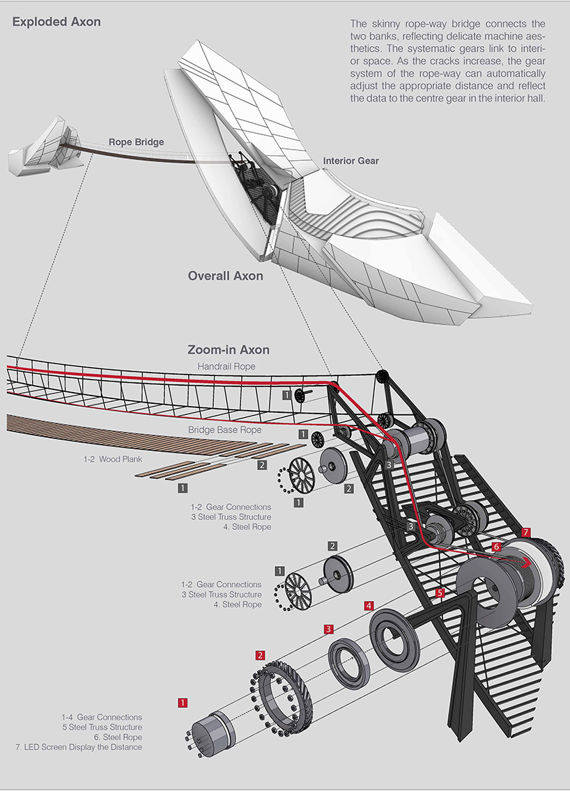  00group bridges iceland's tectonic plates with two 'anchors' designboom