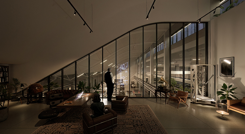 unism studio blends subterranean factory's green roof into poland's rural landscape