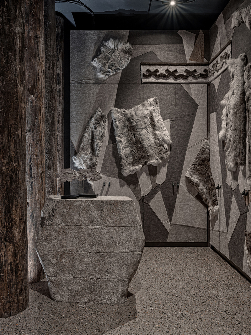 organic-shaped restaurant interior reflects the beauty of the siberian natural habitat - 5