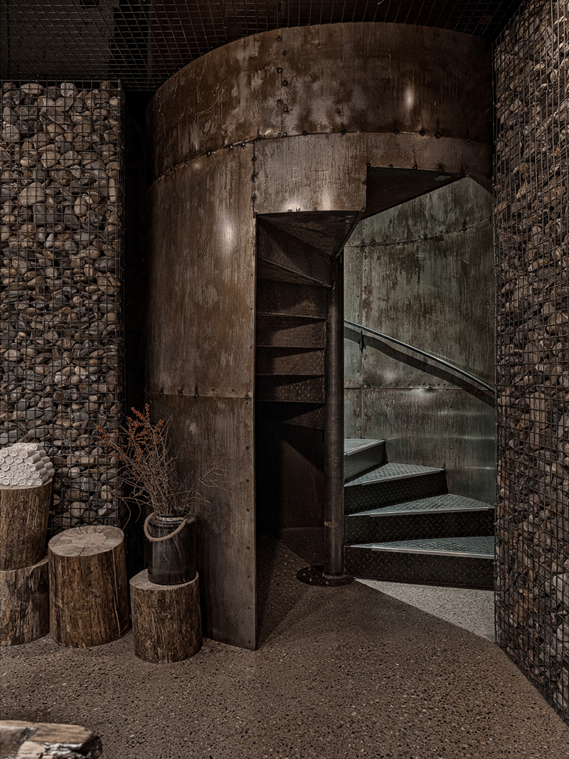 organic-shaped restaurant interior reflects the beauty of the siberian natural habitat - 1