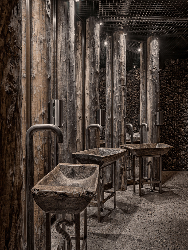 organic-shaped restaurant interior reflects the beauty of the siberian natural habitat - 2