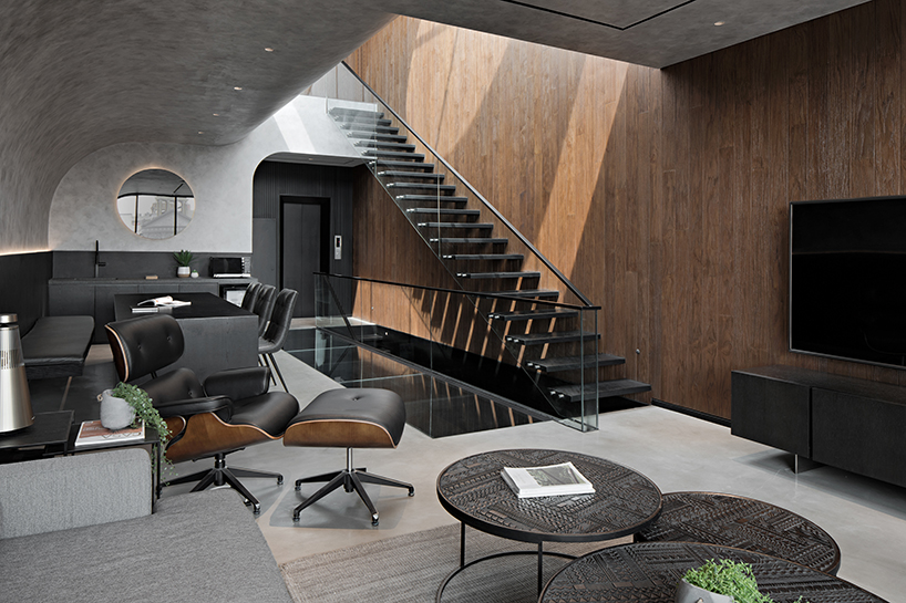 k thengono punctures holes from above to maintain well lit interior for a small tech start up office 7