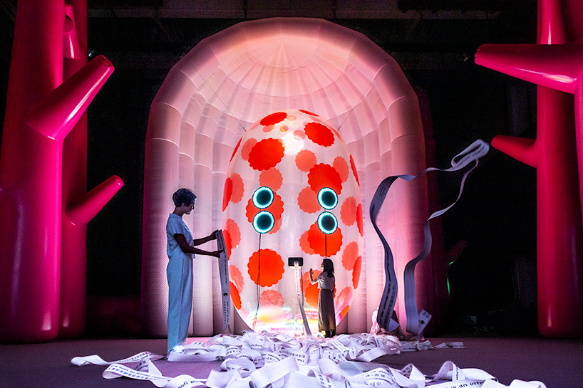 supersized modern guru tests the technological limits of inflatables and ai in taiwan 