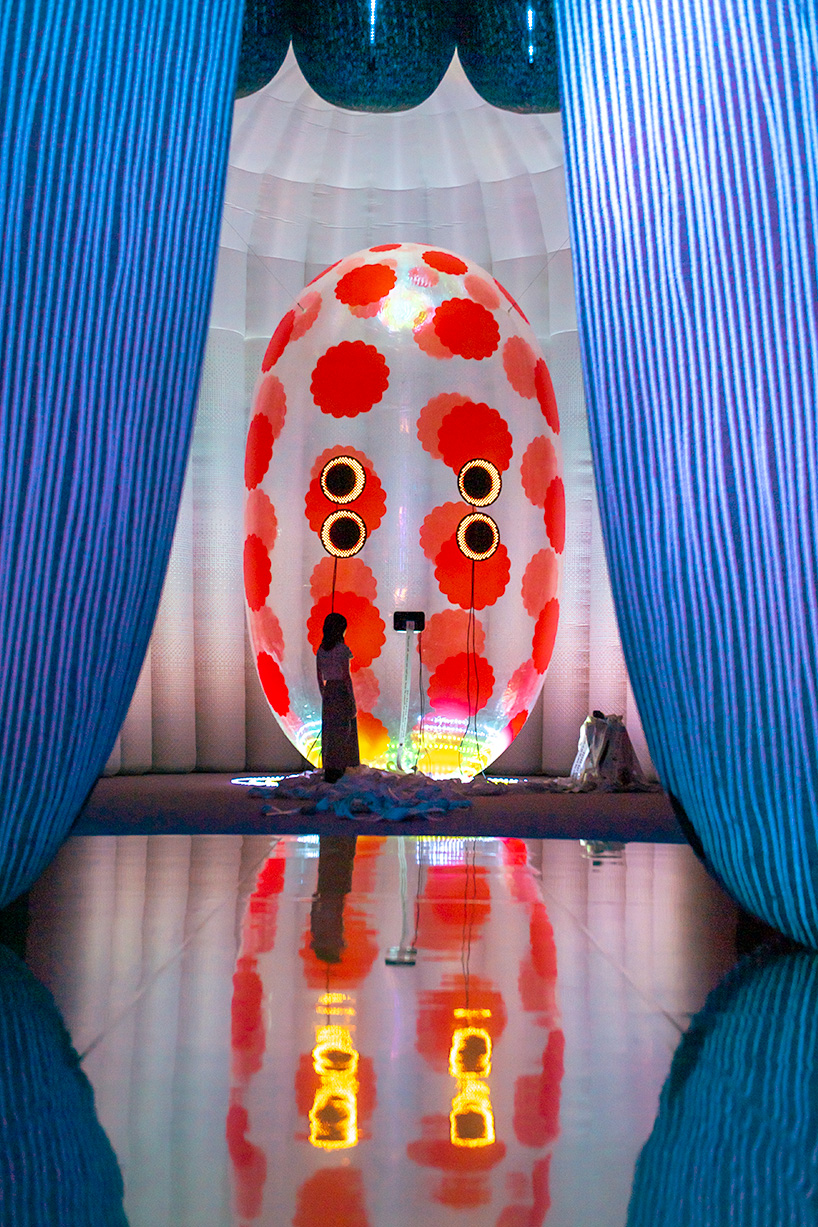 supersized modern guru tests the technological limits of inflatables and ai in taiwan 