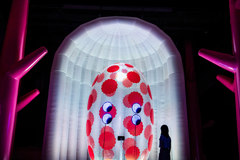 supersized modern guru tests the technological limits of inflatables and ai in taiwan 