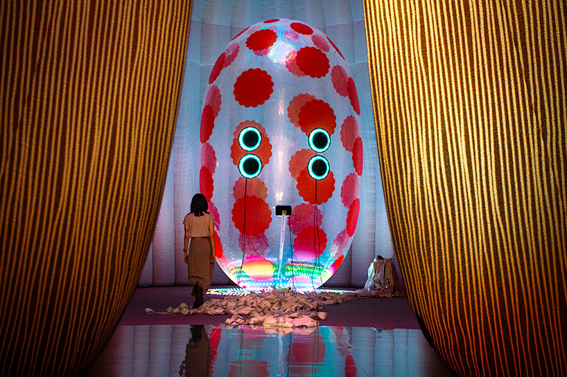 supersized modern guru tests the technological limits of inflatables and ai in taiwan 