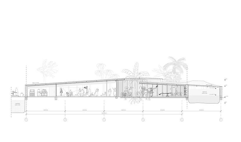 digital oyster a female fortress hidden behind shellcrete panels 3