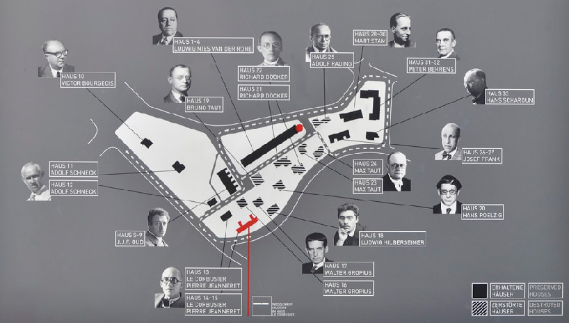 weissenhof mies van der rohe le corbusier