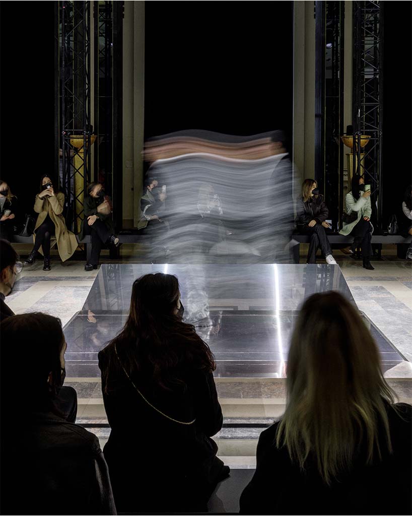 paf atelier designs scenography for double fashion show lgn louis gabriel nouchi joeone at national theatre chaillot 12