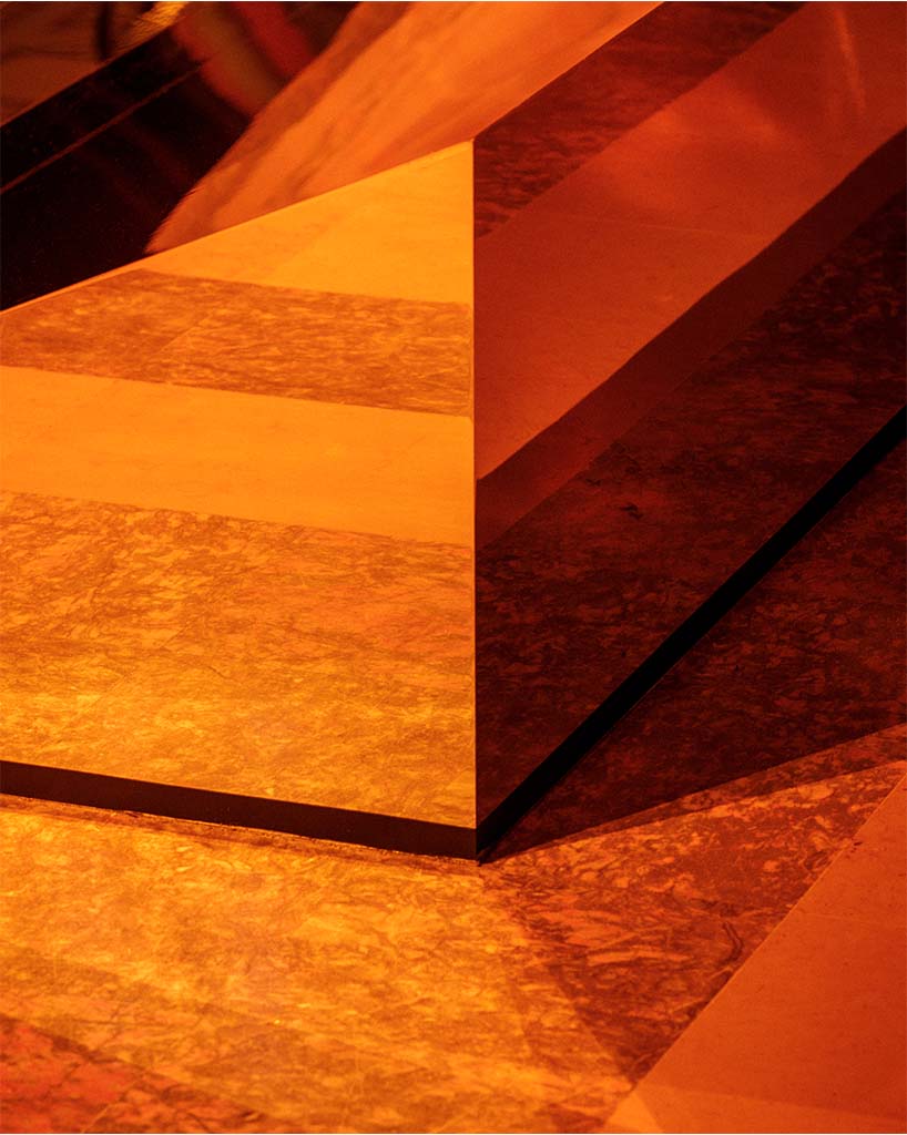 paf atelier designs scenography for double fashion show lgn louis gabriel nouchi joeone at national theatre chaillot 9