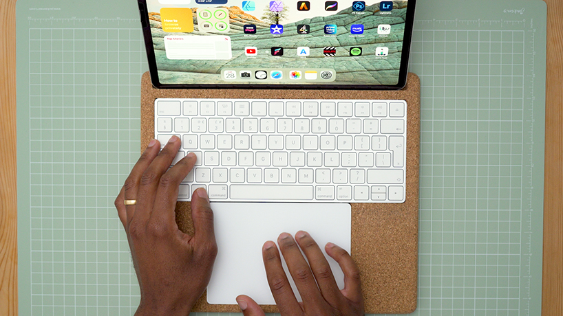 MAJEE cork iPad dock