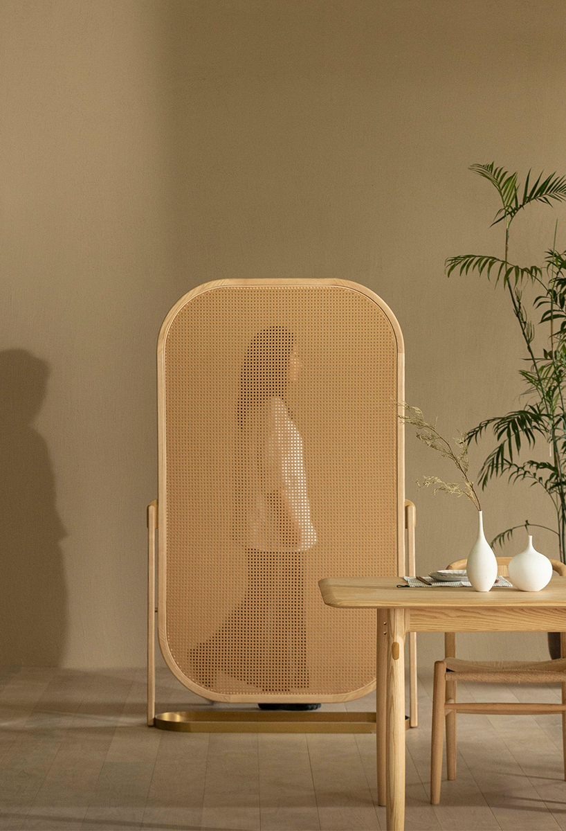 these portable partitions are a modern reinterpretation of traditional chinese screen