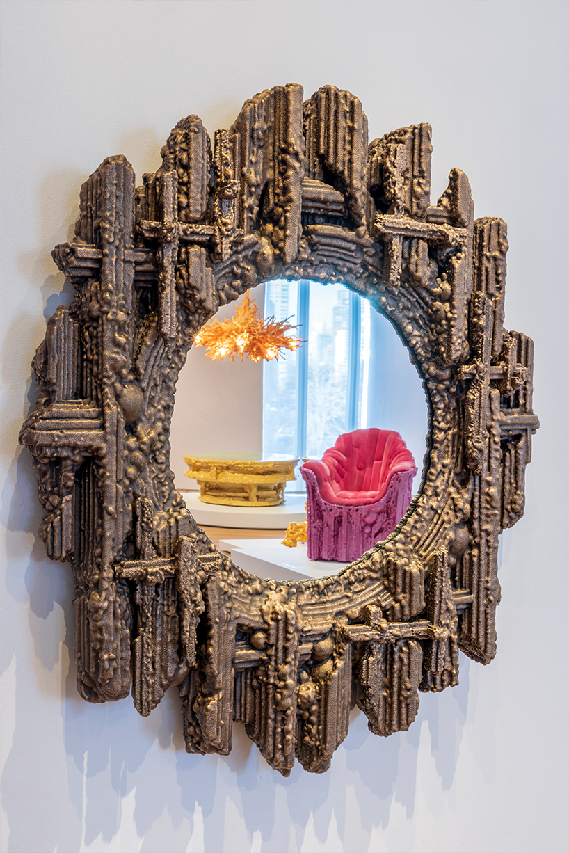  chris schanck on his otherworldly alufoil creations for friedman benda's design in dialogue