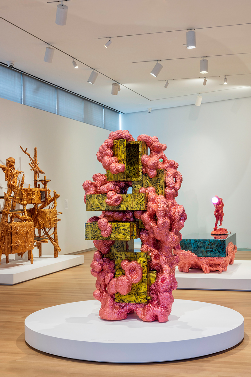  chris schanck on his otherworldly alufoil creations for friedman benda's design in dialogue