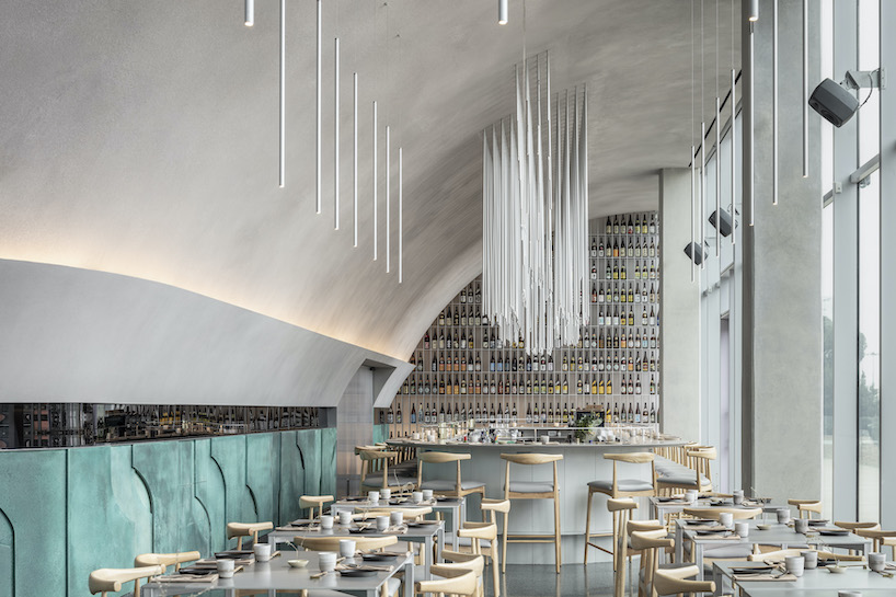 baranowitz goldbergs new a restaurant in tel aviv amalgamates japanese design heritage european materiality and israeli flair 2