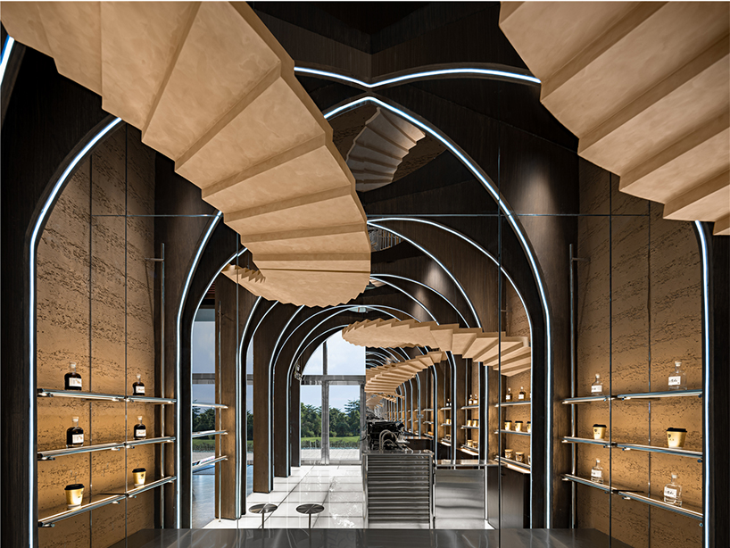 reminiscent of inception retail space of zhima health at the universal beijing resort 11