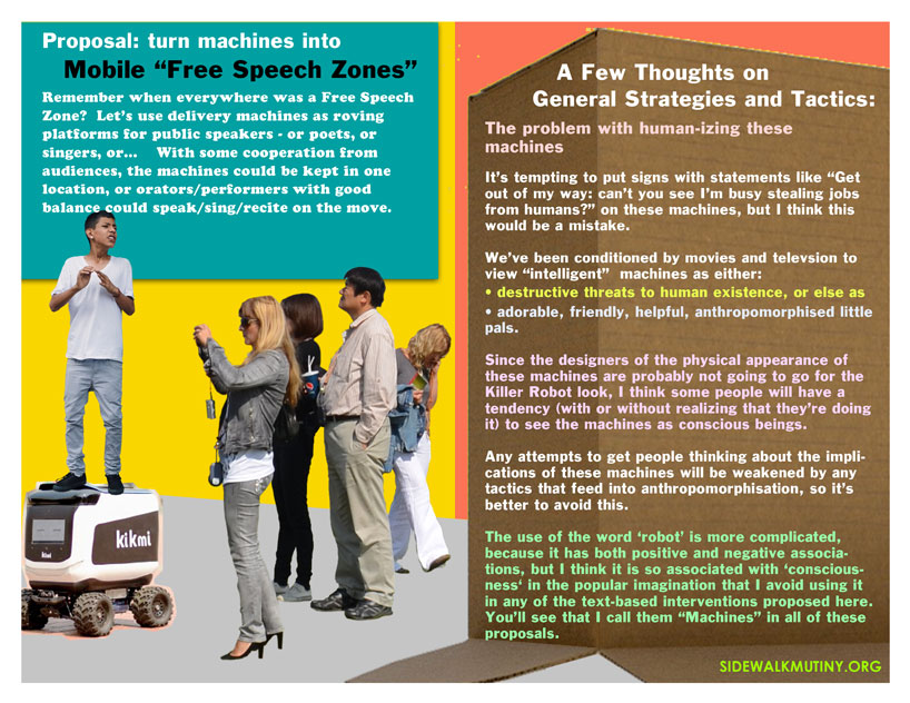 mutiny on the sidewalk project proposes unauthorized interventions to stimulate discussion about autonomous delivery machines 4