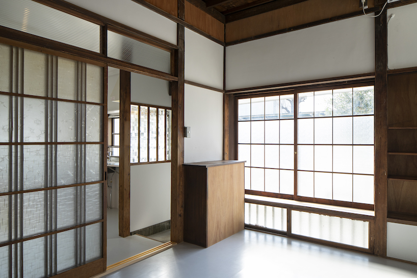 a mint green house in yokohama gets uplifted by ROOVICE after 60 years of decay