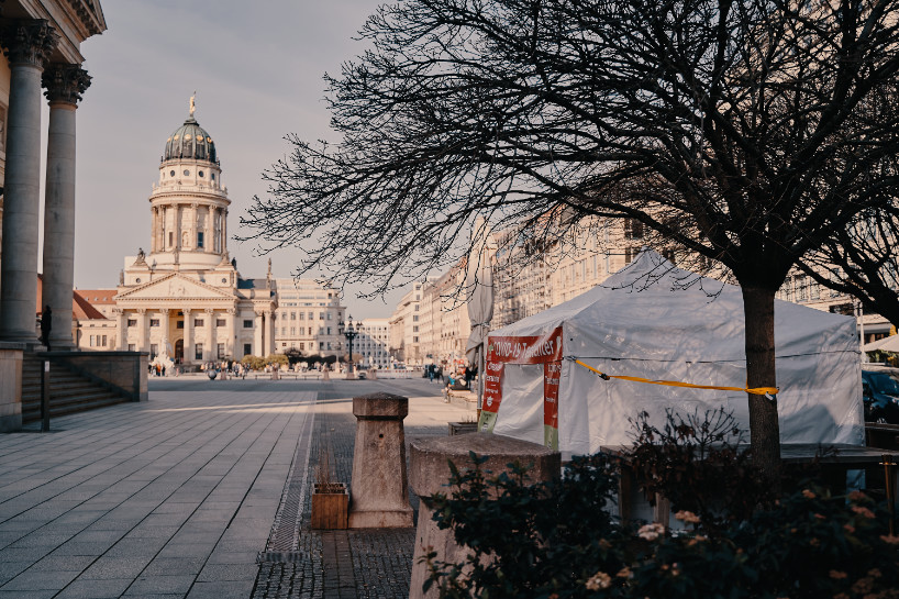 berlin is testing: a photo series that captures the city's madness during pandemic