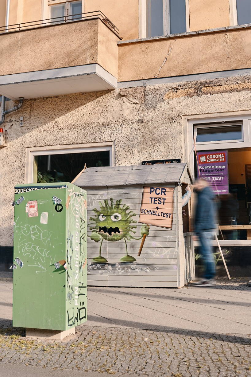 berlin is testing: a photo series that captures the city's madness during pandemic