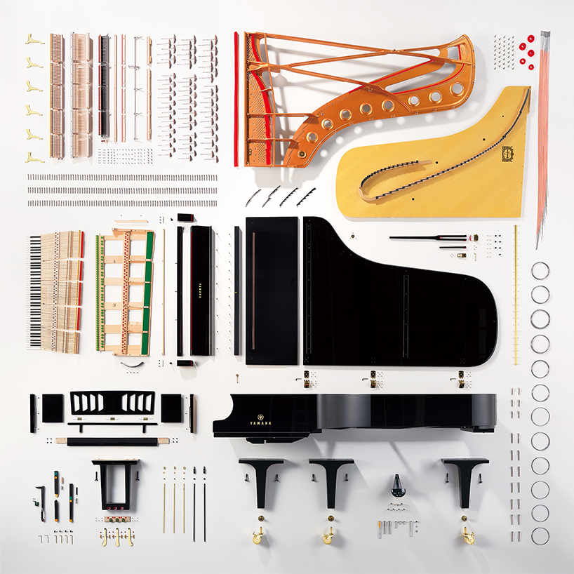 yamaha design grand concert piano CFX photographs