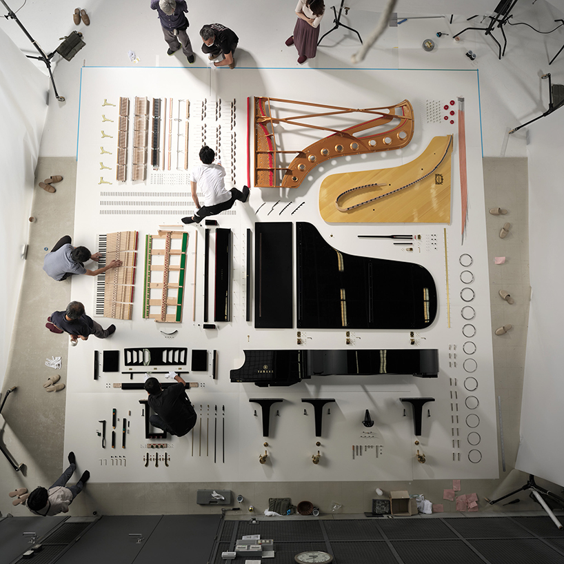 yamaha design grand concert piano CFX photographs