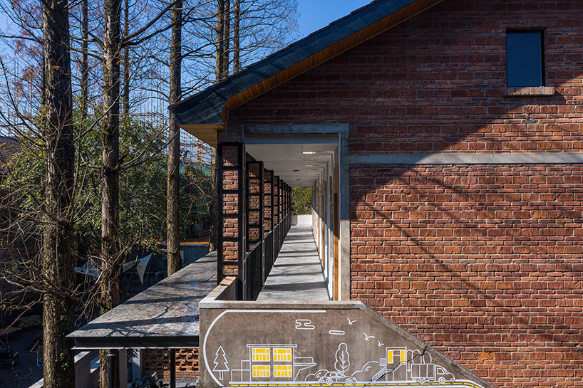 y.ad studio shapes neglected dormitories into B&B unit in china with minimum intervention