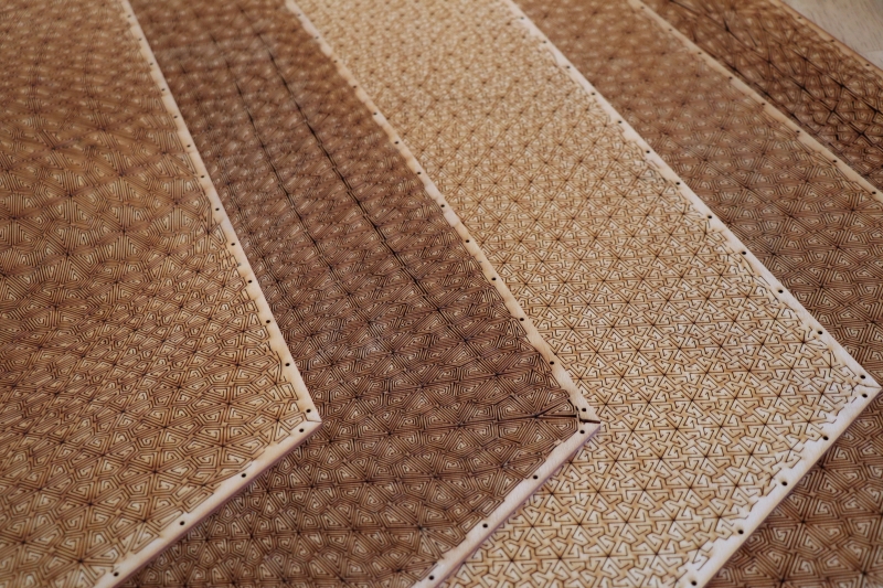 kerfonic wall acoustic installation adorns autodesk gallery in san fransisco