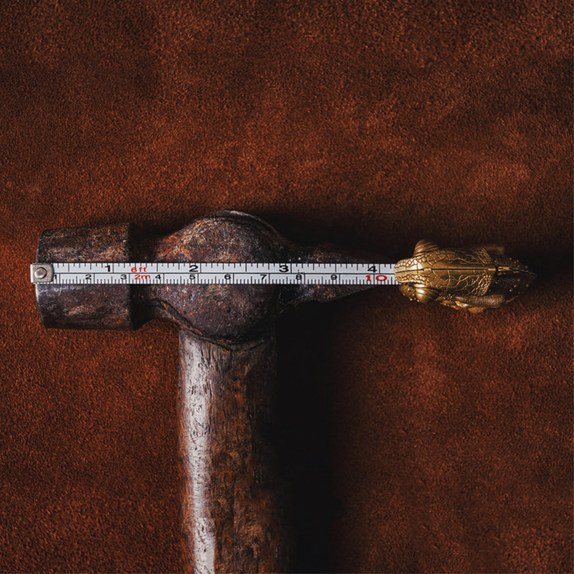 coppertist.wu's chameleon tape measure is the perfect quirky accessory for your keychain