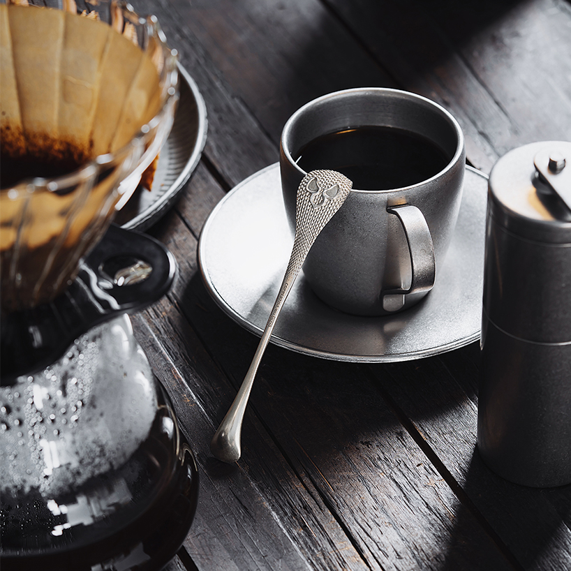 silver cobra coffee spoon by coppertist wu 4