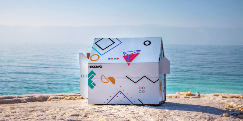 maawa X expands from a suitcase to a pop-up house for emergency, eco-friendly shelter