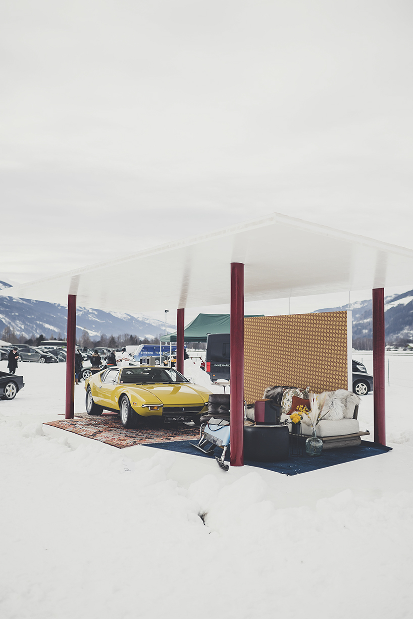 steiner architecture f/f completes cult pit stop pavilion in icy austria