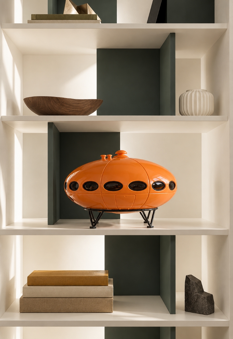 WOLOLOW 2.0 reinterprets 1960s space age architecture as elliptical bedside light - 6