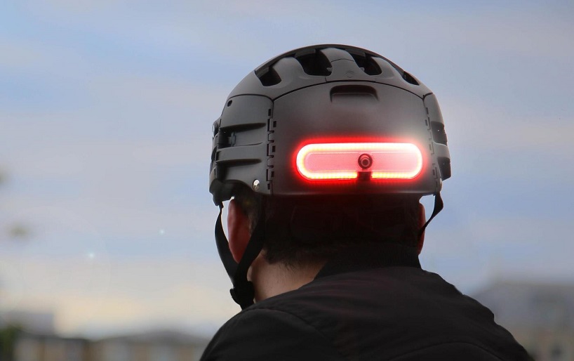 overade's helmet light detects braking intention to ensure bike safety